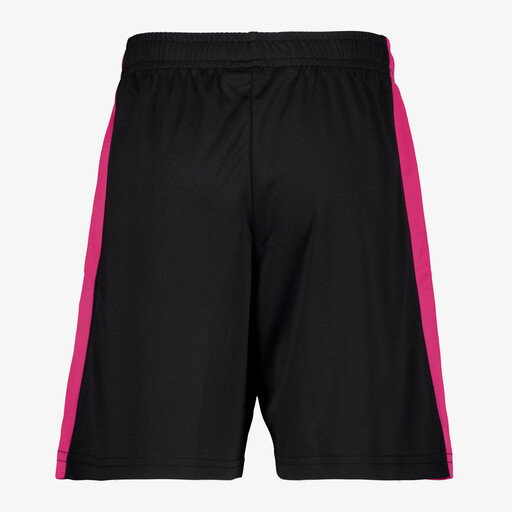 Kinder voetbalshort zwart roze