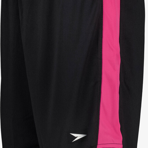 Kinder voetbalshort zwart roze