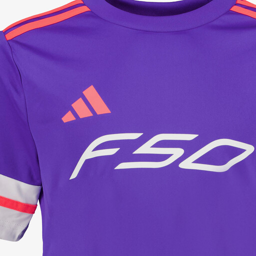 F50 JSY Y kinder voetbal T-shirt paars wit