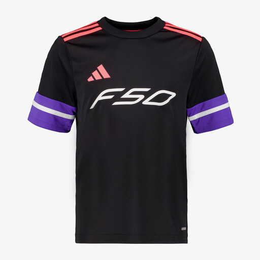 F50 JSY Y kinder voetbal T-shirt zwart paars