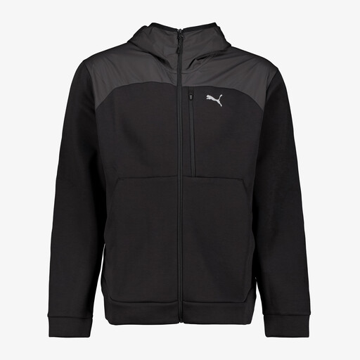 PUMATECH Material Mix heren sportvest zwart