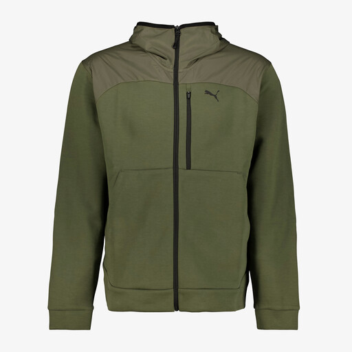 PUMATECH Material Mix heren sportvest groen