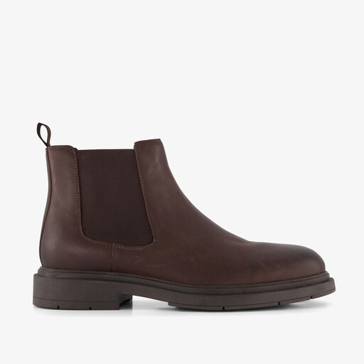 Leren heren Chelsea boots bruin