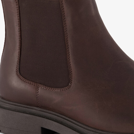 Leren heren Chelsea boots bruin