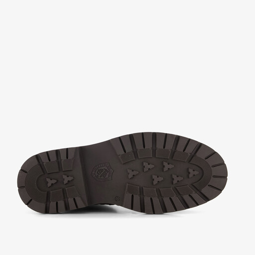 Leren heren veterboots bruin