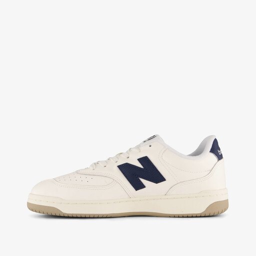 BB80 leren heren sneakers wit beige