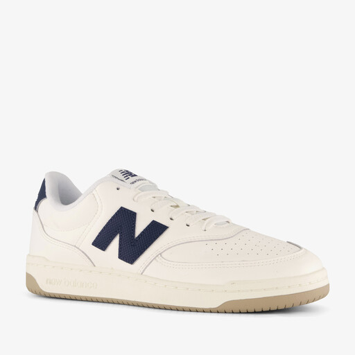 BB80 leren heren sneakers wit beige