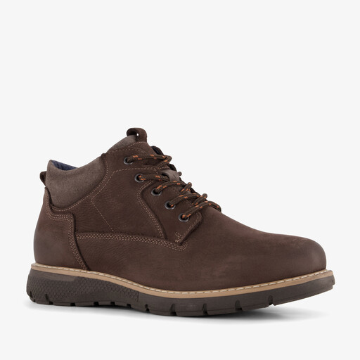Leren heren veterschoenen bruin