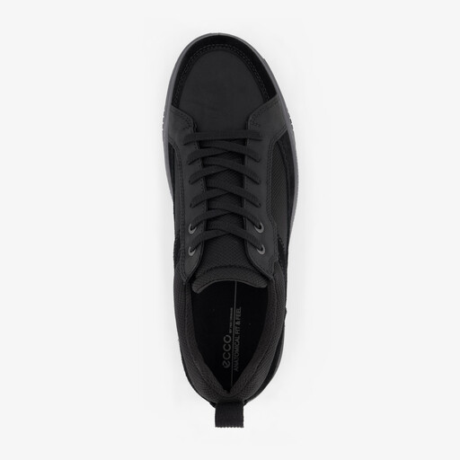 ECCO Bypath Tred suède heren veterschoenen zwart
