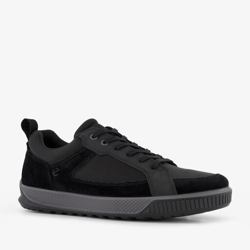 ECCO Bypath Tred suède heren veterschoenen zwart