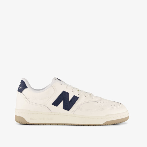 BB80 leren heren sneakers wit beige