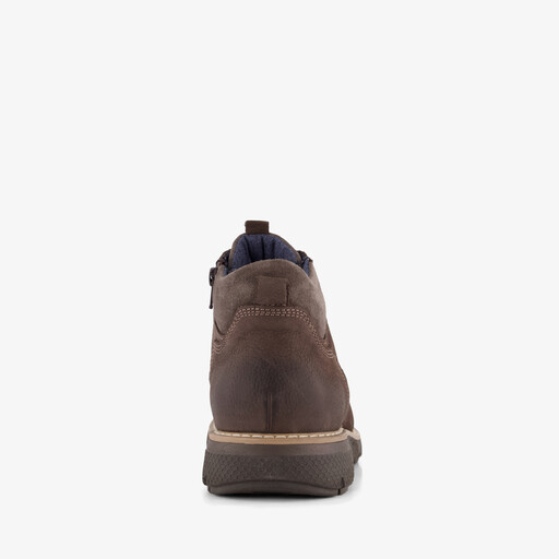 Leren heren veterschoenen bruin