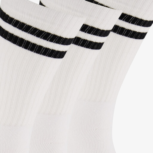 3-pack unisex sportsokken wit