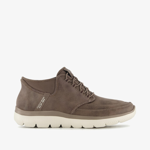 Slip-ins: Summits Siegul leren heren sneakers bruin