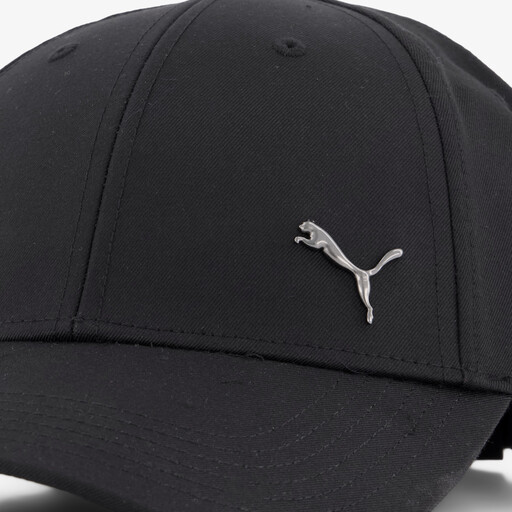 Essentials Logo Metal Cap pet zwart