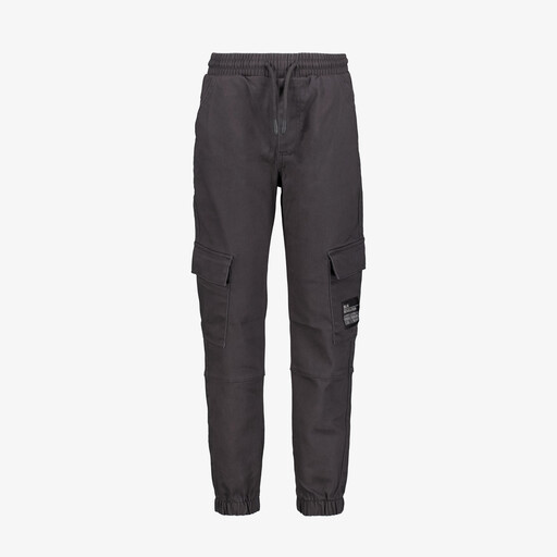 Jongens cargo broek grijs