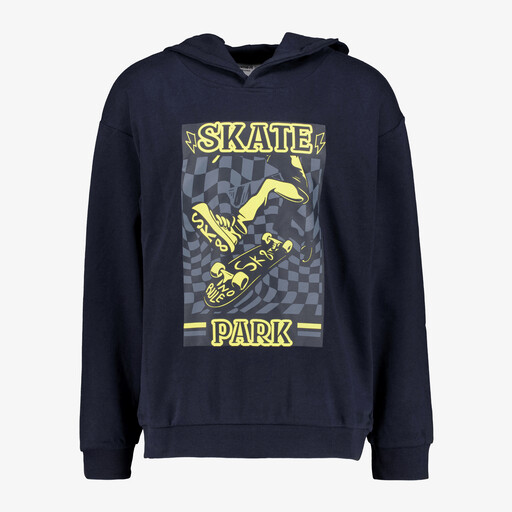 Name It jongens hoodie met opdruk blauw