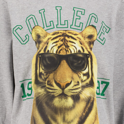 Name It jongens sweater met tijger opdruk