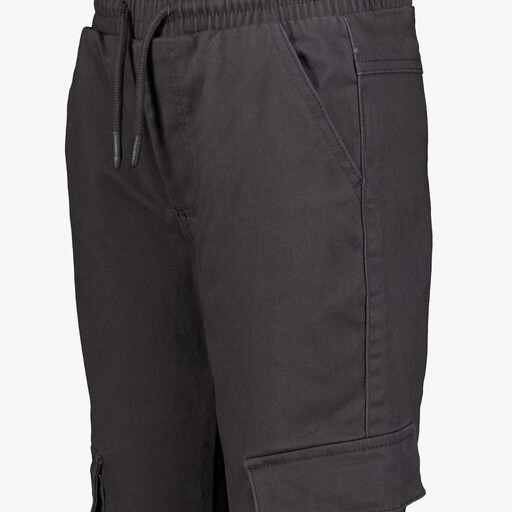 Jongens cargo broek grijs