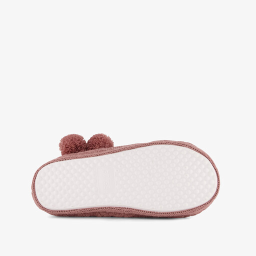 Hoge gevoerde dames pantoffels roze