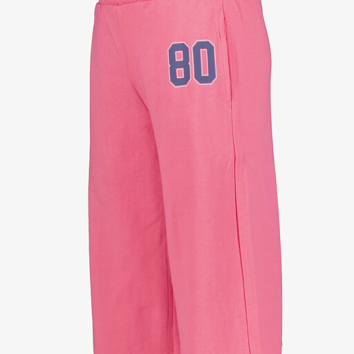 Name It meisjes joggingbroek met wijde broekspijpen roze