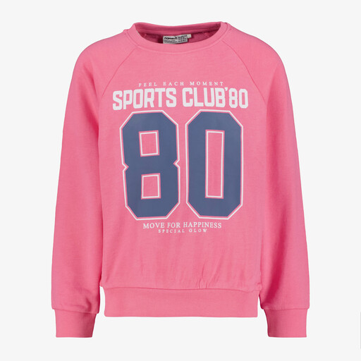Name It meisjes sweater met sportieve opdruk roze