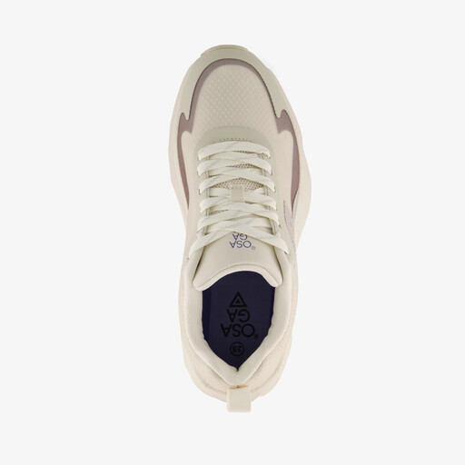 Dames hardloopschoenen beige