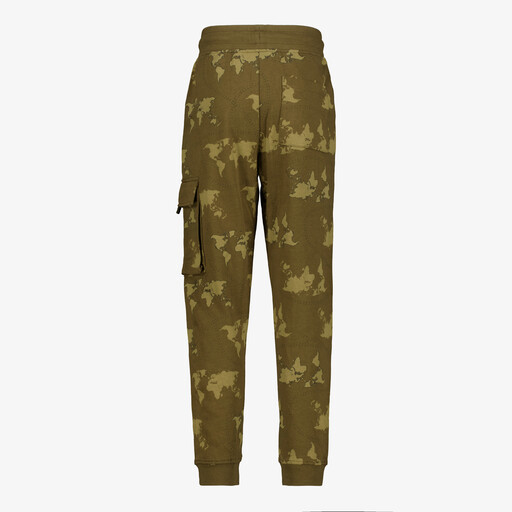 Jongens cargo joggingbroek olijfgroen