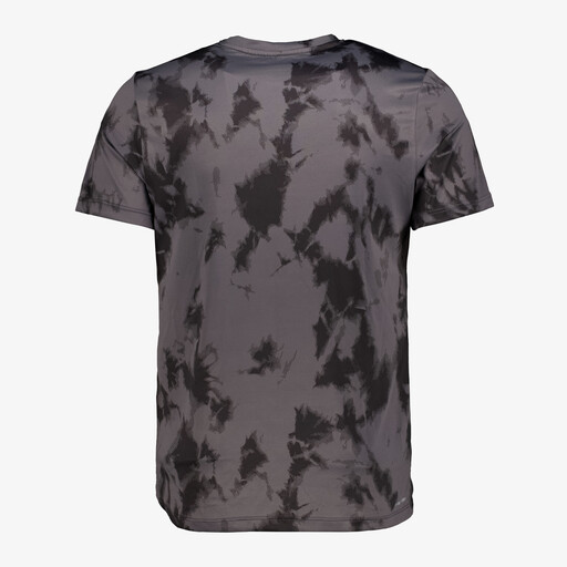 Heren sport T-shirt met print grijs