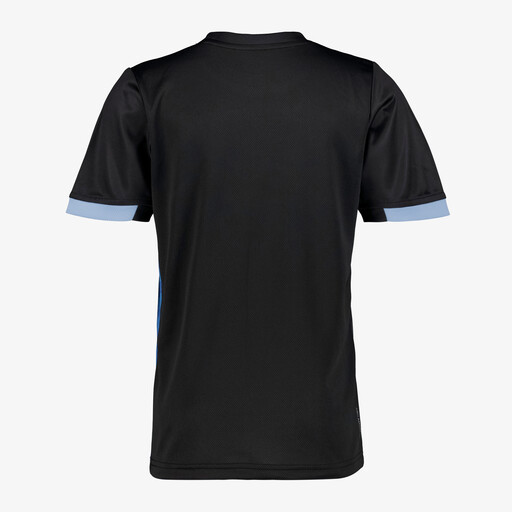 Dry kinder voetbal T-shirt zwart blauw