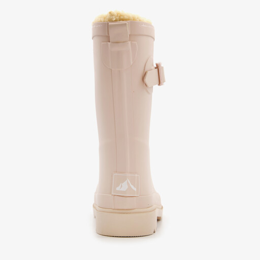 Gevoerde kinder regenlaarzen beige