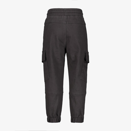 Jongens cargo joggingbroek antraciet