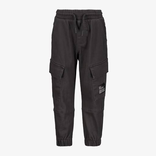 Jongens cargo joggingbroek antraciet