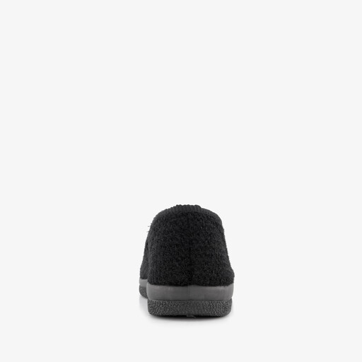 Heren pantoffels met teddy voering grijs
