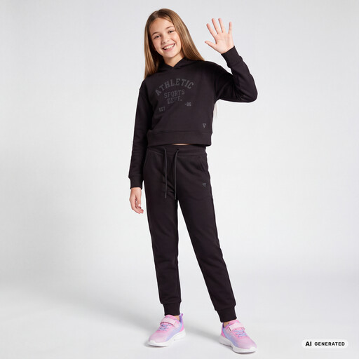 Meisjes joggingbroek zwart