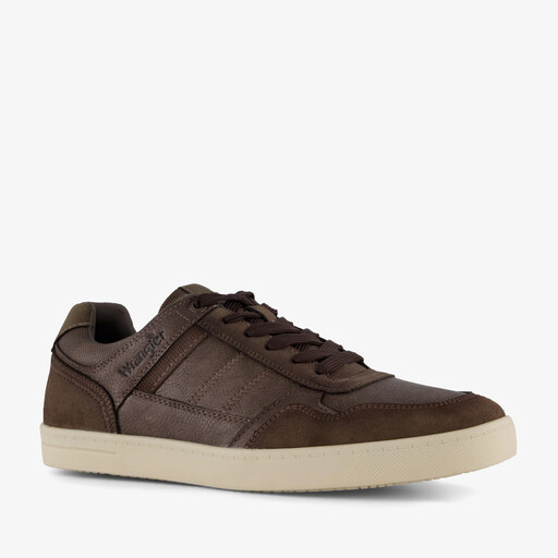 Heren sneakers donkerbruin