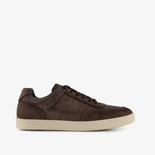 Heren sneakers donkerbruin