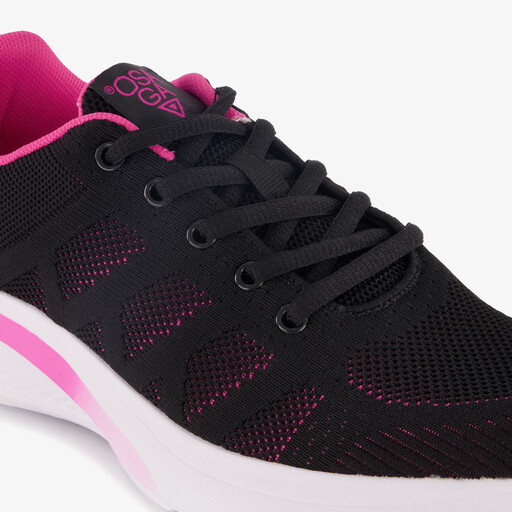 Dames sportschoenen zwart roze