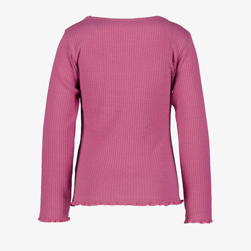 Meisjes shirt met lange mouwen roze