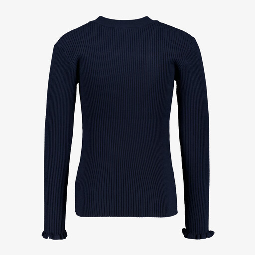 Name It meisjes rib trui donkerblauw