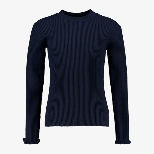 Name It meisjes rib trui donkerblauw