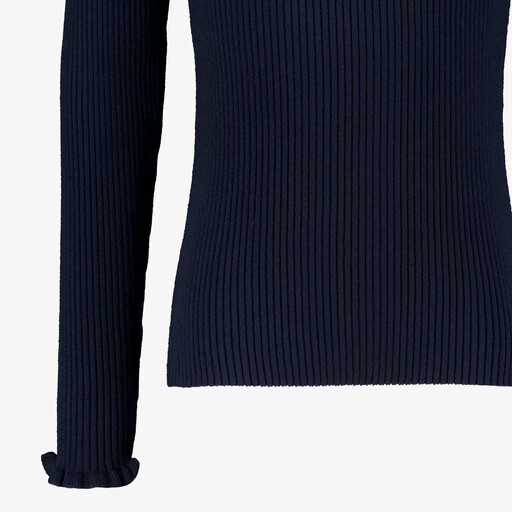 Name It meisjes rib trui donkerblauw