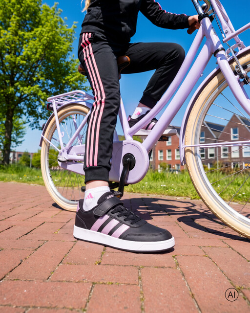 Breaknet 3.0 kinder sneakers zwart