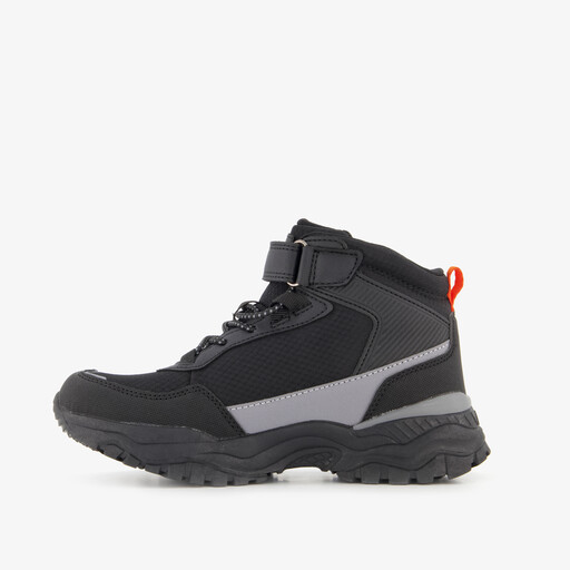 Hoge jongens outdoor sneakers zwart