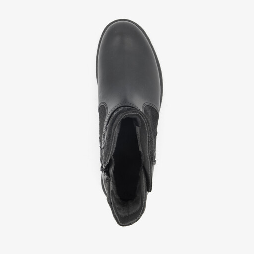 Dames boots met H leest zwart