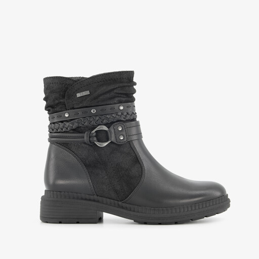 Dames boots met H leest zwart