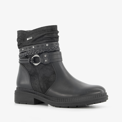 Dames boots met H leest zwart
