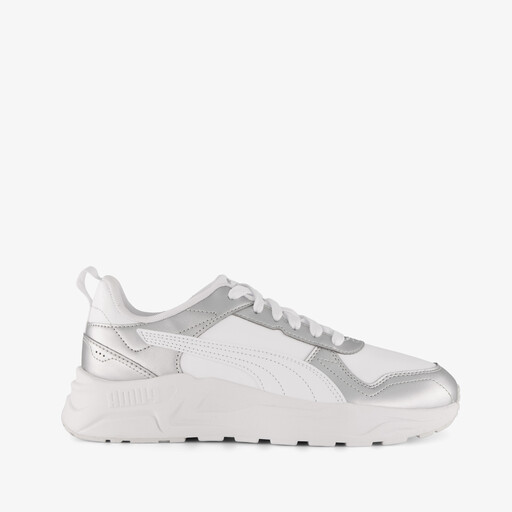 Trinity 2 LT Metallic Glam dames sneakers wit zilver