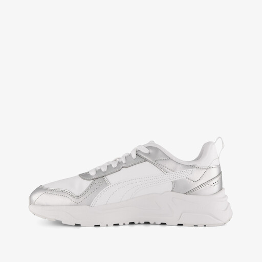 Trinity 2 LT Metallic Glam dames sneakers wit zilver