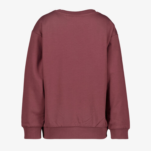 Name It meisjes sweater met hondenprint donkerroze